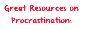 Procrastination Resources