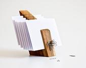 Letter Holder Wood Mail Organizer Desk Organization OSCAR - lessandmore