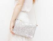 BLISS 2/ Sequin & Velvet convertible shoulder purse - DDSLLGirlsStore