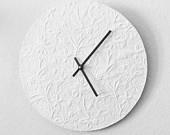 Kitchen Wall Clock, Decor and Housewares, White Decor, Home and Living, Eco Friendly Decor, Home Decor, Unique Gift, trending - Shannybeebo