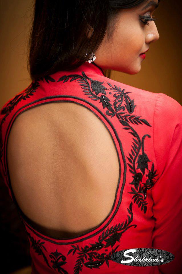 Indian Woman Back Suit Designs