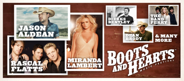 Boots and Hearts 2013 Performer Collage