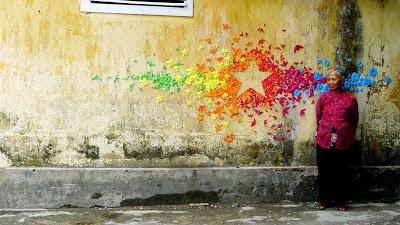 paper arts | origami urban installations