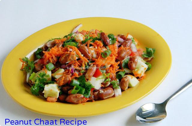 Peanut Chaat Recipe / Peanut Salad
