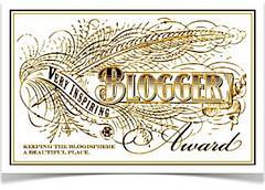 the blogger award