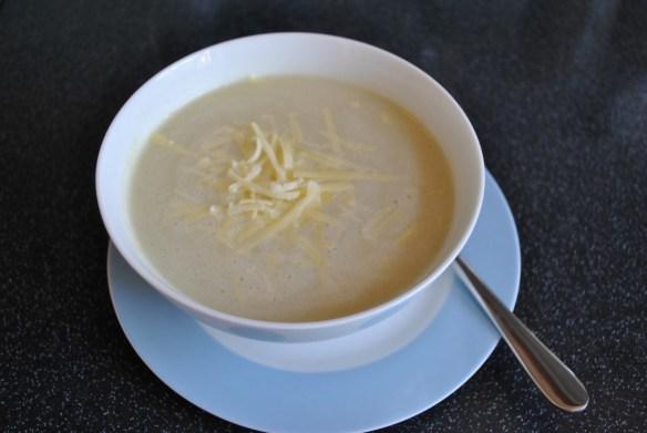 Cauliflower cheese soup