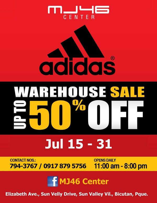 Adidas Warehouse Sale 2013