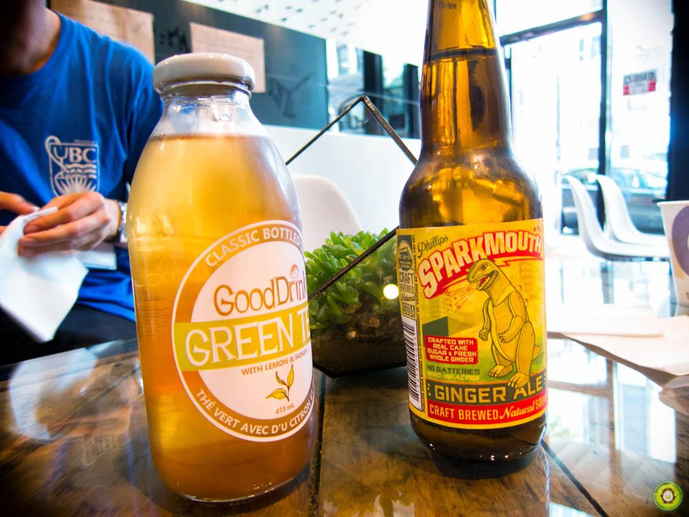 SPARKMOUTH Ginger Ale & GoodDrink Green Tea