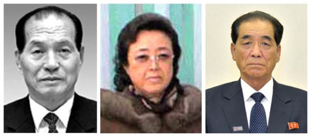 Current director of the KWP Finance and Planning Department Kwak Pom Gi (L), KWP Secretary and department director Kim Kyong Hui (C) and current DPRK Premier Pak Pong Ju (R).  From 1993 to 1997 Pak served as Madame Kim's principal deputy when three KWP Central Committee economic departments were consolidated.  This consolidation may serve as the model for the recently established Department of Economy (Photos: KCNA/Rodong Sinmun).