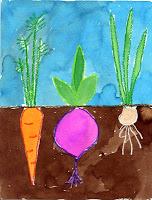 Vegetable Ground Painting