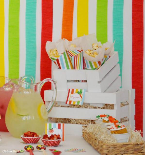 World Children's Day Bright and Colourful Table by Bistro Chic