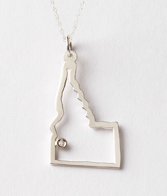 State Necklace | Maya Brenner Designs
