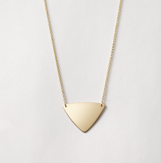 Geometric Trianlge Necklace | Maya Brenner Designs