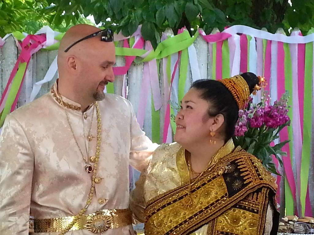 Cultural Laotian Wedding Photo