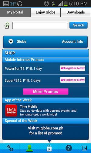 Globe Mobile Toolbar: Enhancing Mobile Browsing Further