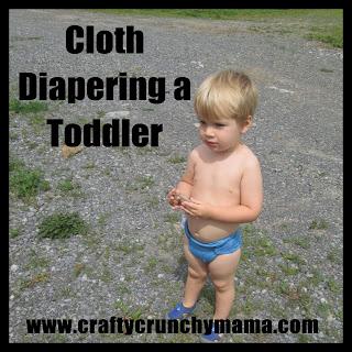 Cloth Diapering a Toddler