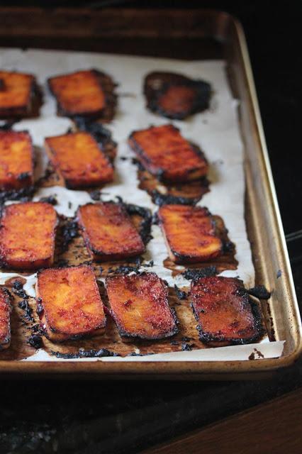 Baked Sriracha Tofu (Vegan)