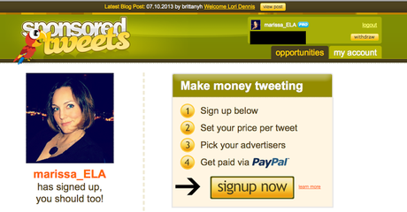 Making Money With Sponsored Tweets - Part I