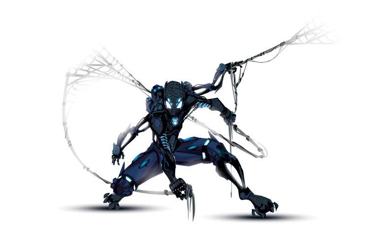 Robotic-spiderman