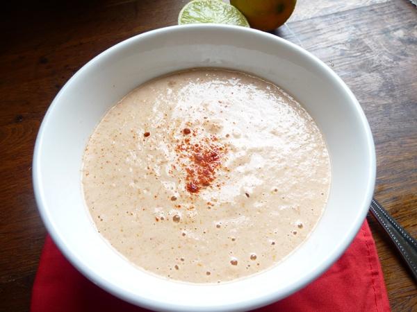 Raw Cherry Tomato Chilli Lime Soup