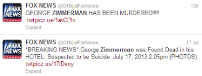 Trayvon Supporters Get Punked By Fake 'Zimmerman Is Dead' Tweet, Dance On His Nonexistent Grave