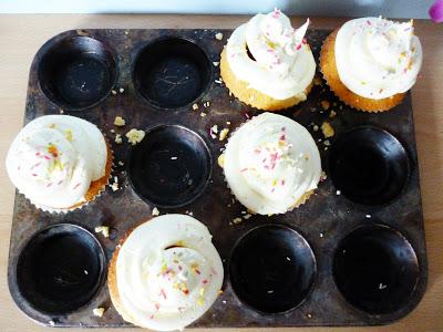 Strawberry Surprise Cupcakes