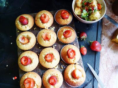 Strawberry Surprise Cupcakes