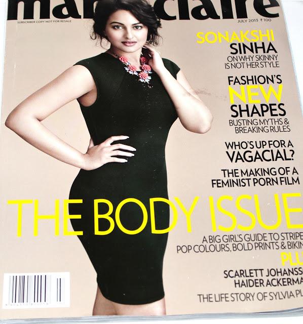 Sonkashi Sinha on Marie Claire July 2013