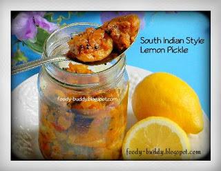 Lemon Pickle Recipe - South Indian Style