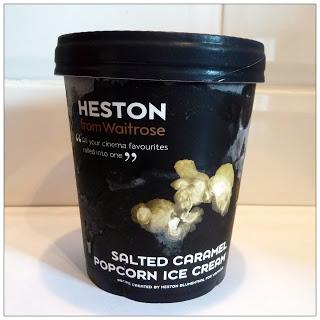 Heston From Waitrose Salted Caramel Popcorn Ice Cream