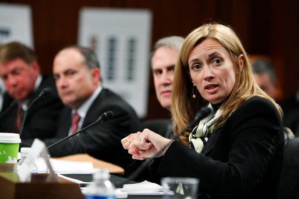 Blythe Masters of JPMorgan. Regulators initially said she lied to them under oath about the bank's energy trading tactics.