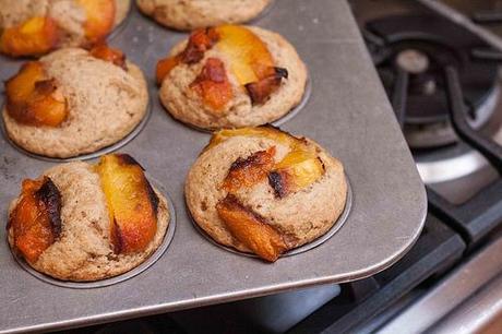 Ginger Peach Muffins with Oat Flour (6 of 8)