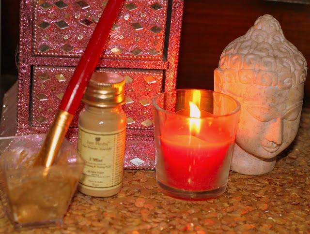 Test Drive of Just Herbs I'Mint Green Tea+Vetiver Nourishing and Toning Pack for Face and Eye