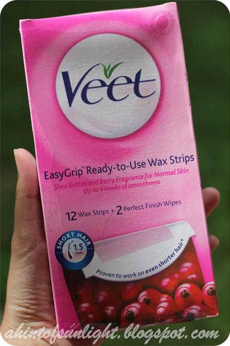 Veet Wax Strips Review and Give-away Alert: Ya-Man No!No! Hair Removal