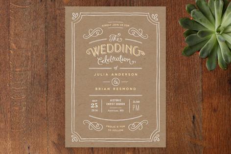 Hand Delivered Wedding Invitations