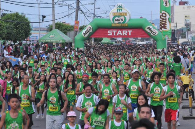 6601 runners competed in the third qualifying run of the 37th National MILO Marathon Sunday in Naga City.
