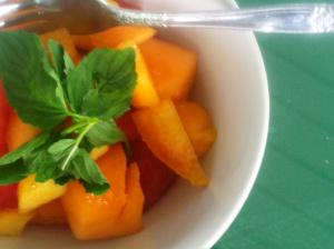 Apricot Melon Fruit Salad