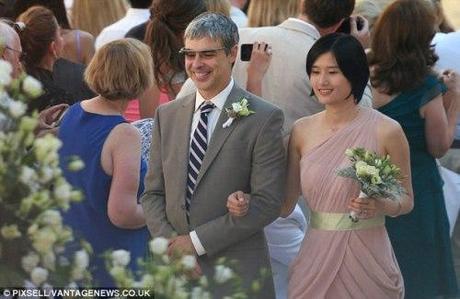 Larry Page at wedding