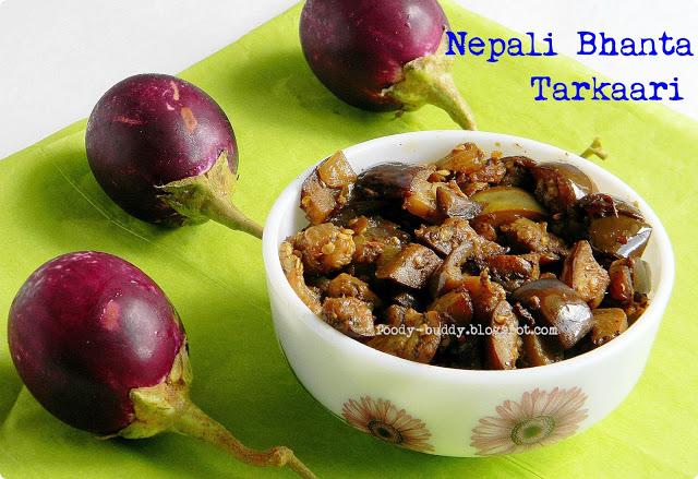 kathirikkai poriyal / Sauteed Eggplant - Nepali Style