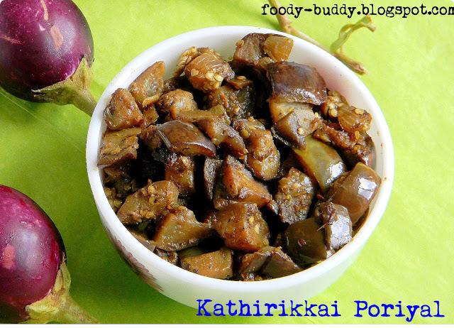 kathirikkai poriyal / Sauteed Eggplant - Nepali Style