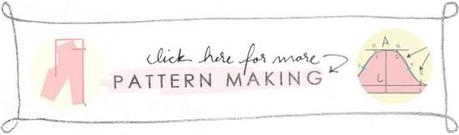 Dear Maddie: Slashing And Opening post footer pattern making Dear Maddie: Slashing And Opening
