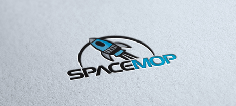 Spacemop logo design