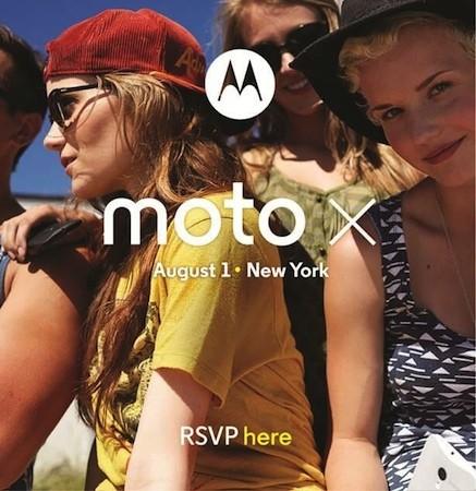Motorola sent the invitations fro the presentation of Moto x