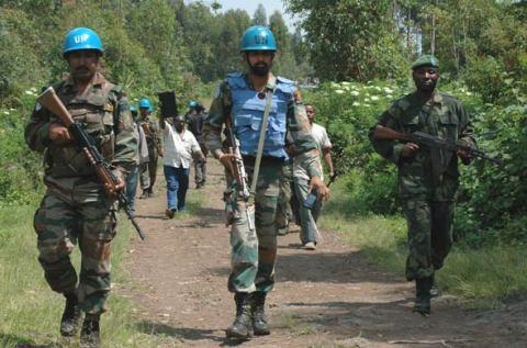 UN peacekeepers patrol the North Kivu, where democratic failures, lack of economic development, and a dangerous neighborhood have led to years of violence. (Photo: UN)