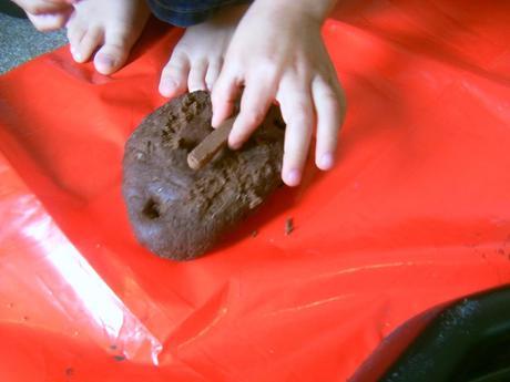 Chocolate play dough