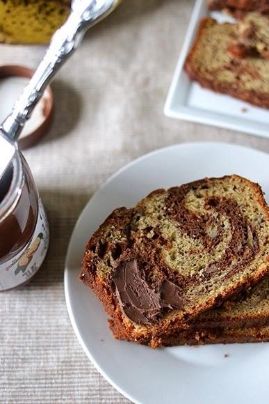 Banana Chocolate Swirl Bread