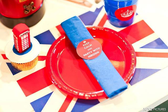 A British Themed 1st Birthday perfect for a Royal Little Prince by Fairy Floss Party and Favours