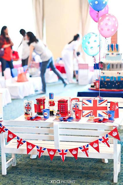 A British Themed 1st Birthday Perfect for a Royal Little Prince by