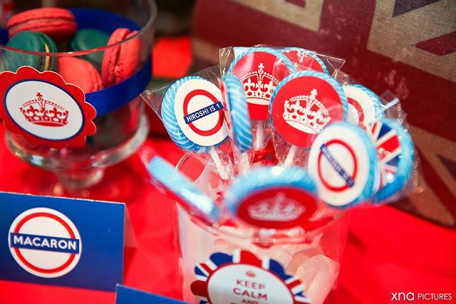 A British Themed 1st Birthday perfect for a Royal Little Prince by Fairy Floss Party and Favours