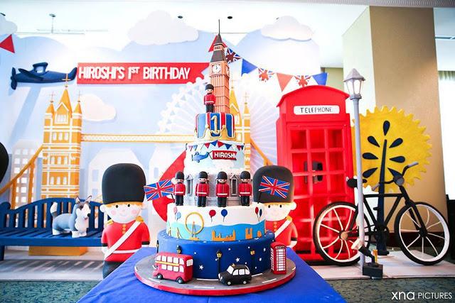 A British Themed 1st Birthday perfect for a Royal Little Prince by Fairy Floss Party and Favours